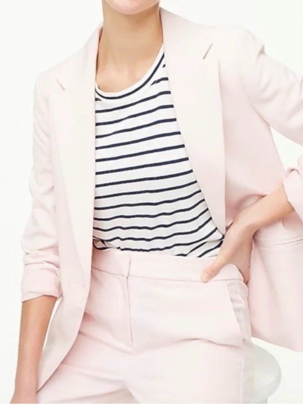 J.Crew Sunwashed Pink One-Button Blazer
Jacket Size 10
